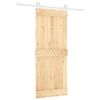 vidaXL Posuvn&eacute; dvere Pr&iacute;rodn&aacute; a biela 85 x 210 cm