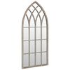 vidaXL Z&aacute;hradn&eacute; zrkadlo pieskov&eacute; 70x30 cm exteri&eacute;rov&eacute; železo