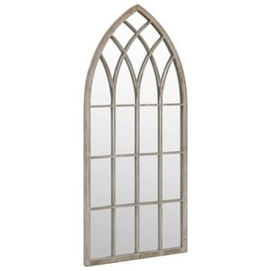 vidaXL Z&aacute;hradn&eacute; zrkadlo pieskov&eacute; 70x30 cm exteri&eacute;rov&eacute; železo