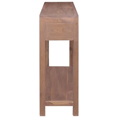vidaXL Konzolový stolík 145x30x80 cm teakový masív