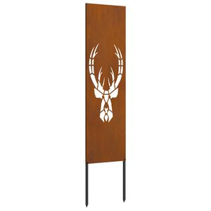 vidaXL Z&aacute;hradn&aacute; clona na s&uacute;kromie Zvieracia potlač Hrdzav&yacute; 32 x 140 cm