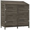 vidaXL Z&aacute;hradn&aacute; k&ocirc;lňa antracitov&aacute; 102x52x112 cm mas&iacute;vne jedľov&eacute; drevo