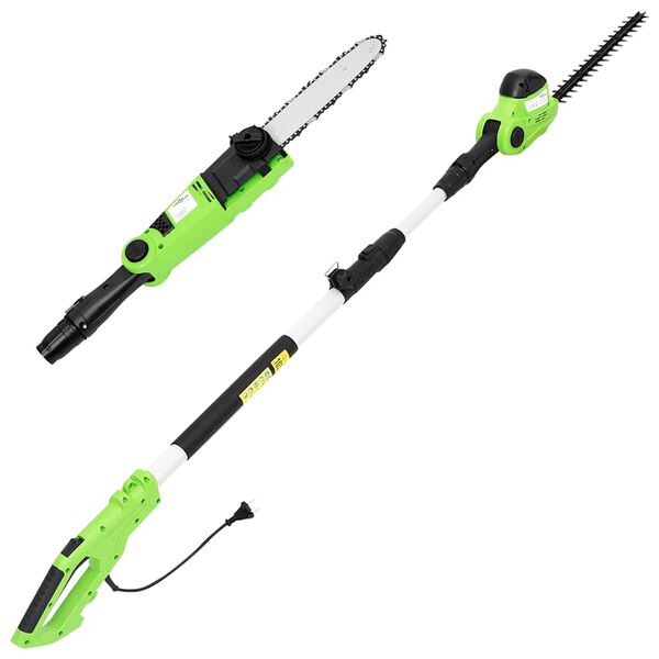 vidaXL 2v1 tyčová reťazová píla/nožnice na živý plot 25/41 cm 710/550W