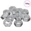 vidaXL Hex matica 9000 ks Strieborn&aacute; Kov