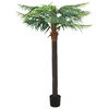 vidaXL Umel&aacute; palma Phoenix s kvetin&aacute;čom 215 cm zelen&aacute;
