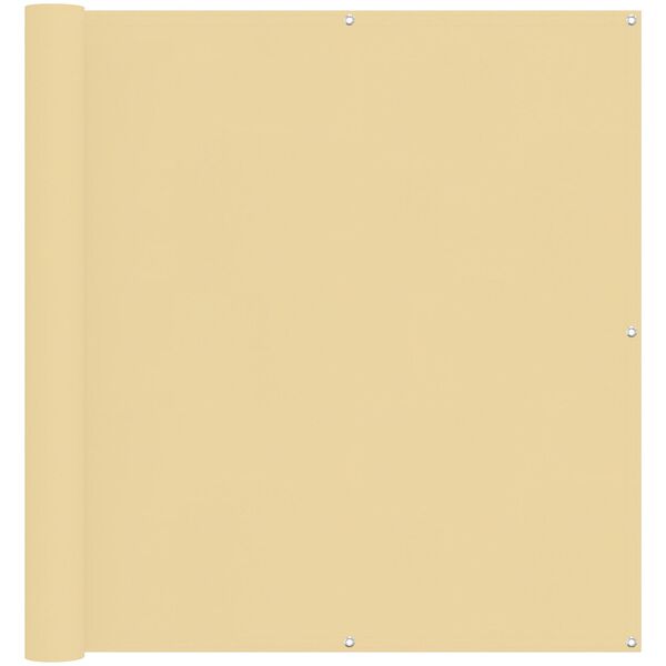 vidaXL Balk&oacute;nov&aacute; obrazovka Pieskov&aacute; 110 x 1000 cm Oxfordsk&aacute; l&aacute;tka