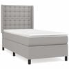vidaXL Posteľn&yacute; r&aacute;m boxsping s matracom bledosiv&yacute; 90x200 cm l&aacute;tka