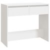 vidaXL Konzolov&yacute; stol&iacute;k biely 89x41x76,5 cm kompozitn&eacute; drevo