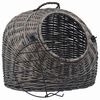vidaXL Prepravka pre mačku siv&aacute; 60x45x45 cm pr&iacute;rodn&aacute; vŕba