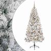 vidaXL Umel&yacute; vianočn&yacute; stromček s vianočn&yacute;mi guľami 210 cm 300 LED