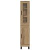 vidaXL Highboard Remeseln&yacute; dub 34,5 x 34 x 180 cm Kompozitn&eacute; drevo