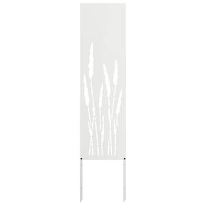 vidaXL Z&aacute;hradn&aacute; clona na s&uacute;kromie Rezac&iacute; Biela 32 x 140 cm