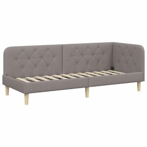 vidaXL Rohov&yacute; r&aacute;m postele Sivohned&aacute; 80 x 200 cm l&aacute;tka