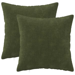vidaXL Poťah na podložku 2 pcs HEERLEN Zelen&aacute; 30 x 30 cm