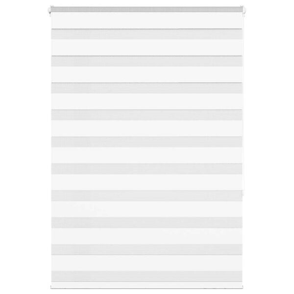 vidaXL Zebra roleta biela 115x150 cm &scaron;&iacute;rka l&aacute;tky 110,9cm polyester