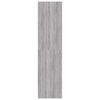 vidaXL Šatník sivý sonoma 100x50x200 cm kompozitné drevo