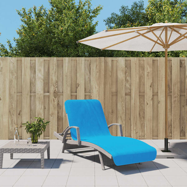 vidaXL Pl&aacute;žov&eacute; uter&aacute;ky 2 ks tyrkysov&eacute; 75x200 cm l&aacute;tka 400 GSM