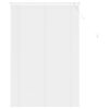 vidaXL Žal&uacute;zia Nastaviteľn&aacute; Biely 150 x 90 cm PVC