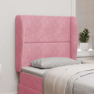 vidaXL U&scaron;n&yacute; čeln&iacute;k Ružov&aacute; 80 x 23 x 6 cm Zamat