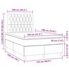 vidaXL Boxspring posteľ s matracom čierna 120x190 cm l&aacute;tka