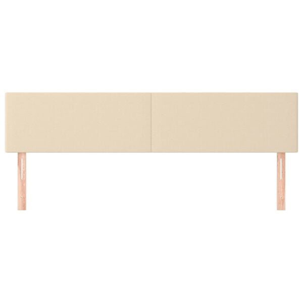 vidaXL Čel&aacute; postele 2 ks kr&eacute;mov&yacute; 80x5x78/88 cm l&aacute;tka