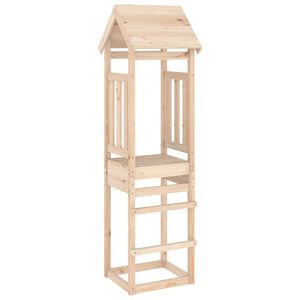 vidaXL Hracia veža 52,5x46,5x206,5 cm mas&iacute;vne borovicov&eacute; drevo