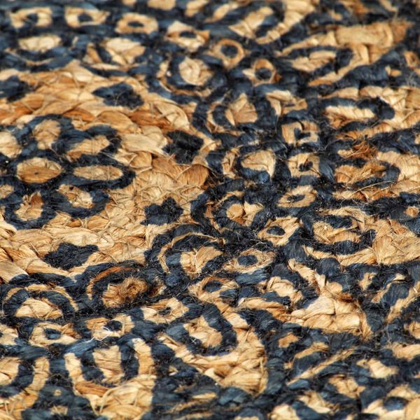 vidaXL Prestierania 4 ks tmavomodr&eacute; 38 cm jutov&eacute; okr&uacute;hle