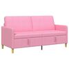 vidaXL Sofa s &uacute;ložn&yacute;m priestorom Ružov&aacute; 172 x 78 x 87 cm Polyester