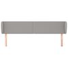 vidaXL Čelo postele so z&aacute;hybmi bledosiv&eacute; 163x23x78/88 cm l&aacute;tka