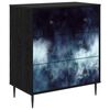 vidaXL Př&iacute;born&iacute;k RAALTE Modr&yacute; mramorov&yacute; vzor 66 x 36,5 x 76 cm