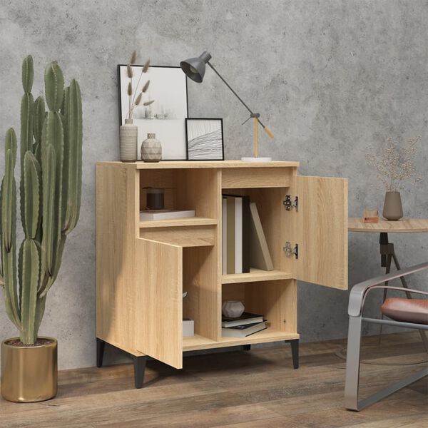 vidaXL Komoda dub sonoma 60x35x70 cm spracovan&eacute; drevo