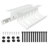 vidaXL &Uacute;ložn&yacute; box na k&aacute;ble pod st&ocirc;l 2 ks Biela 44 x 11,5 x 13,5 cm