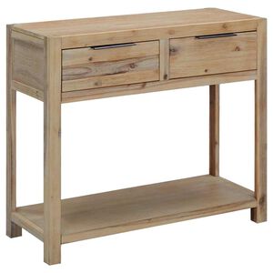 vidaXL Konzolov&yacute; stol&iacute;k 82x33x73 cm, ak&aacute;ciov&yacute; mas&iacute;v