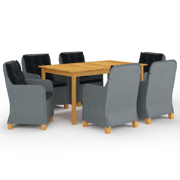 vidaXL 7-dielna z&aacute;hradn&aacute; jed&aacute;lensk&aacute; s&uacute;prava bledosiv&aacute;