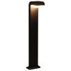 vidaXL Vonkaj&scaron;ia LED lampa 9 W, čierna, ov&aacute;lna