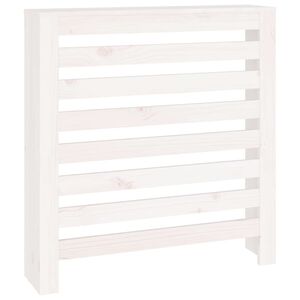 vidaXL Kryt na radi&aacute;tor biely 79,5x19x84 cm mas&iacute;vna borovica