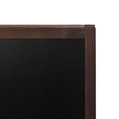 vidaXL Obojstranná voľne stojaca tabuľa z cédrového dreva 40x60 cm