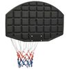 vidaXL Basketbalová doska čierna 71x45x2 cm polyetén