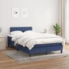 vidaXL Boxspring posteľ s matracom modr&aacute; 120x190 cm l&aacute;tka