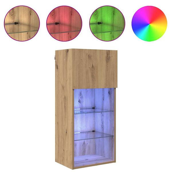 vidaXL N&aacute;stenn&yacute; TV kabinet N&aacute;stenn&yacute; Remeseln&yacute; dub 40,5 x 30 x 90 cm