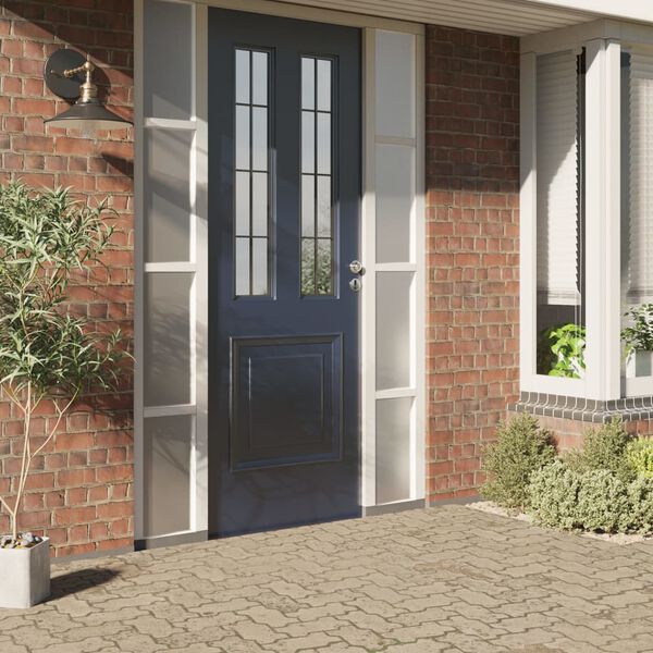 vidaXL Okenn&eacute; f&oacute;lie matn&eacute; biele PVC