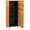vidaXL Highboard s poličkou Svetlohned&aacute; 40 x 33 x 110 cm mangov&yacute; mas&iacute;v
