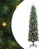 vidaXL Umel&yacute; vianočn&yacute; stromček Zelen&aacute; 210 cm PVC, oceľ a plast