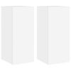 vidaXL TV n&aacute;stenn&eacute; skrinky s LED svetlami 2 ks biele 30,5x35x70 cm