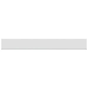 vidaXL Parapetn&eacute; dosky Biela 80 x 10 x 4,5 cm PVC