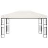 vidaXL Altánok 3x4 m, krémový, látka