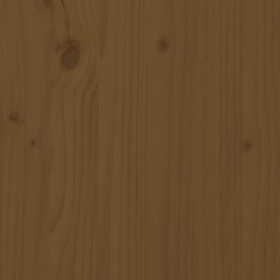 vidaXL Denná posteľ medovo-hnedá 90x190 cm borovicový masív