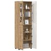 vidaXL Highboard s poličkou FLORIN Remeseln&yacute; dub 60 x 35 x 182 cm