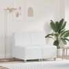vidaXL Bezr&uacute;čkov&aacute; modul&aacute;rna sofa jednotka 2 pcs Biela 55 x 74 x 82 cm