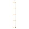 vidaXL Detsk&yacute; lanov&yacute; rebr&iacute;k mas&iacute;vne drevo a PE 30x168 cm